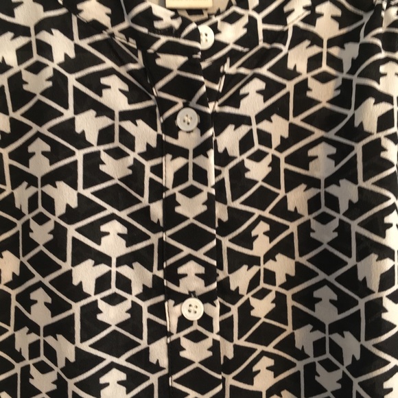 J. Crew Patterned Blouse in XS Petite - Picture 5 of 7